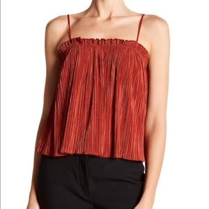 Madewell Nicole Pleated Swing Tank